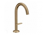 Maišytuvas praustuvui Ax One 170, brushed bronze push open 
