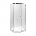 Dušo kabina Jika TIGO 980x780x1950 mm skaidrus stiklas, sidabro sp. profilis 