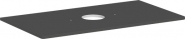 Konsolė spintelei Xelu Q 980x550 su išpjova dubeniui, Diamond Matt Grey 