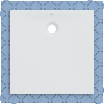 Dušo padėklas Geberit Olona 90x90 cm su sifono dangteliu 