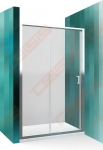 Dušo durys  į nišą ROTH LLD2/1600 su brillant spalvos profiliu ir skaidriu stiklu 