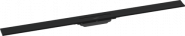 Raindrain Flex grotelės 120cm, pjaustomas, juodos matinės 