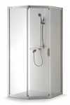 Dušo kabina Brasta Glass VAIVA 885-900x685-700x2000 skaidrus stiklas 