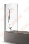 Dušo sienelė Brasta Glass Maja 800x1500, skaidrus stiklas 