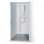 Dušo sienelė Brasta Glass GABIJA 1290-1310x2000 skaidrus stiklas 