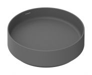 Praustuvas Xuniva Evo S 400x400,Slatte Matt Grey, be perpylimo, be skylės maišytuvui 