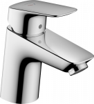 Praustuvo maišytuvas Hansgrohe Logis70 Cool Start su dugno vožtuvu 