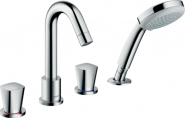 Vonios maišytuvas Hansgrohe Logis iš vonios krašto,4 sk. 