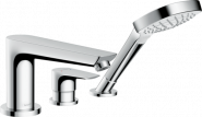 Vonios maišytuvas Hansgrohe 3d. iš vonios krašto Talis E 