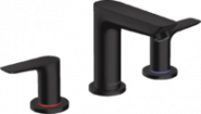 Praustuvo maišytuvas Hansgrohe 3d., su dugno vožtuvu, juodas matinis 