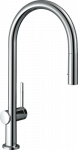 Plautuvės maišytuvas Hansgrohe Talis M54 su ištraukiama žarna 