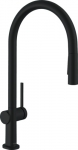 Plautuvės maišytuvas Hansgrohe Talis M54 2jet, Sbox,juodas matinis 