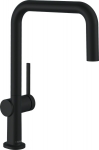 Maišytuvas plautuvei Hansgrohe Talis M54, U220, 1jet, EcoSmart,  juodas matinis 