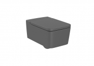 Unitazas ROCA Inspira Square pakabinamas, spalva - onyx 