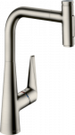 Maišytuvas plautuvei Talis S M51 ištraukiama žarna, sBox, nerūdijančio plieno 