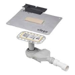 Sifonas pažemintas su flanšu Cleviva Advantix Vario DN40/50 