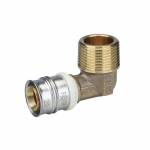 Alkūnė išoriniu sriegiu presuojama 3/4"x26 Alpex 