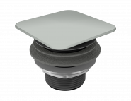 Ventilis praustuvui dangtelis kvadratinis 3905 cool grey 30 