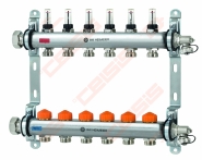 Reguliuojamas su srauto reguliatoriais kolektorius grindininiam šildymui TA HYDRONICS Dynacon Eclipse 