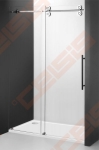 Stumdomos dušo durys ROTH KINEDOOR LINE KID2/180 montavimui į nišą su brillant spalvos profiliu ir skaidriu stiklu 
