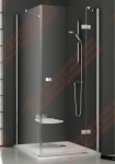 Stacionari dušo sienelė RAVAK SMARTLINE SMPS-100 su chromuotais laikikliais ir skaidriu stiklu 