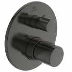 Dekoratyvinė dalis vonios/dušo maišytuvui Ideal Standard Ceratherm T100, termostatinė, spalva - Magnetic Grey 