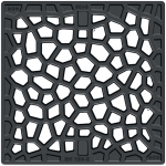 Trapo Multipoint grotelės VORONOI 218x218 