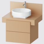 Spintelė pakabinama konsolei BALCOON Terraccino Structured Matt, 2 stalčiai, 1000x552x570 