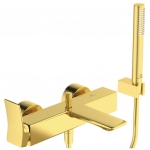 Maišytuvas voniai/dušui Ideal Standard Conca, su komplektu, spalva - Brushed Gold 