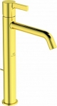 Maišytuvas praustuvo Ideal Standard Joy aukštas, su dugno vožtuvu, spalva- Brushed Gold 
