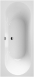 Vonia VILLEROY&BOCH Oberon 2.0 1800 x 800 quaryl su sifonu, stone white 