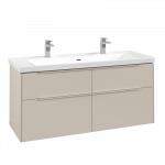 Spintelė apatinė Subway 3.0 1272x576x478 cashmere grey, monochrome rankenėlės 