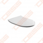 Unitazo dangtis OLYMPIA Clear, soft close, plonas 
