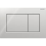 Vandens nuleidimo mygtukas Geberit Sigma01 Square, chromas blizgus 