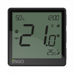 ENGO EONE-230B termostatas programuojamas 230V su drėgmės jutikliu 