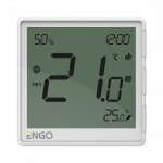 ENGO EONE-230W programuojamas termostatas, 230V su drėgmės jutikliu 