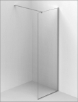 Sienelė dušo Extra Line 1200x2100 skaidrus stiklas su kryžmine atrama RT 