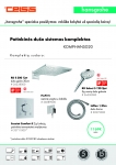 Komplektas potinkinis termostatinis "5 in 1", chromas (stačiakampis), Raindance E 30 