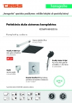 Komplektas potinkinis termostatinis Pulsify S "5 in 1", chromas (stačiakampis) 