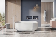 Akmens masės Balteco Xonyx vonia Marin 169x75x63cm balta  spalva 