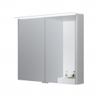 Spintelė veidrodinė Soft 80cm pilka LED 