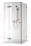 Dušo kabina Brasta Glass NORA PLIUS 879-884x879-884x2000 raštinis stiklas 