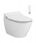 WC pakabinamas Genera Comfort su išmaniu dangčiu, ovalus 