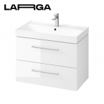 Spintelė apatinė Larga 80cm balta blizgi 