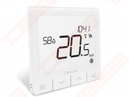 Programuojamas patalpos termostatas QUANTUM, belaidins, virštinkinis, maitinamas Li-Ion baterija 