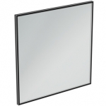 Veidrodis Ideal Standard Conca, 1200x1200x38mm, su LED apšvietimu, juodas rėmas 