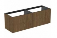 Spintelė Ideal Standard Conca, matmenys: 1600x505x540mm, su 4 stalčiais, riešutmedžio lukštas (tikros medienos lukštas) 