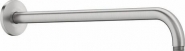 Alkūnė dušo galvai iš sienos 410mm, nerūdijantis plienas 