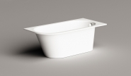 Vonia VARIO M 1580x750, kampas A, sifonas plastikas 