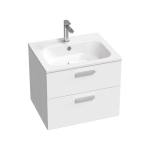 Spintelė praustuvo SD 700 Chrome II balta su baltomis rankenėlėmis 